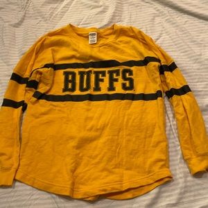 VS PINK university of Colorado jersey tee